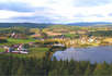 Blick auf Bollnäs in Schweden