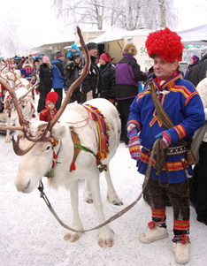 Wintermarkt Jokkmokk Schweden 2012