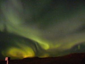Nordlichter bzw. das Polarlicht können gut im Schweden-Urlaub in Nordschweden beobachtet werden