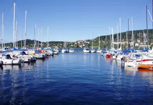 Yachthafen in Schweden, yachting, Wassersport