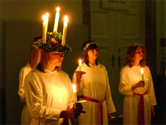 Lucia-Fest Schweden