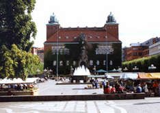 Rathaus von Borås in Schweden