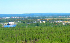 Rödbergsfort in Boden, Schweden, Lappland
