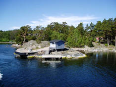 Insel in den Stockholmer Schären