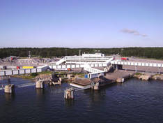 Fährhafen von Kapellskär in Schweden