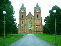 Kirche in Kristinehamn, Värmland, Schweden