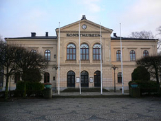 Kunstmuseum in Vasteras, Schweden, am Mälarsee