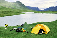 Wildniswandern im Nationalpark Sarek in Schweden