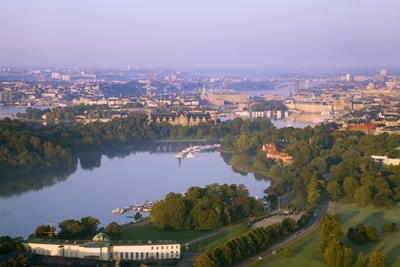 Blick auf Stockholm