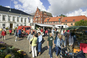 Marktplatz von Ystad, Schweden