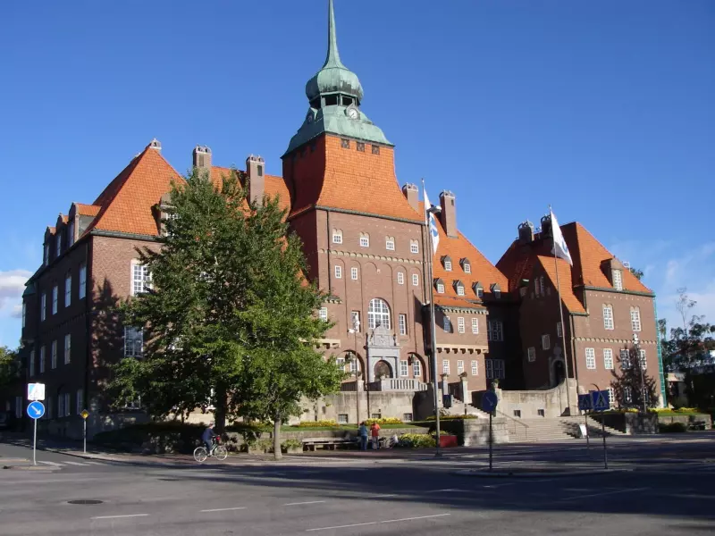 Rathaus von Östersund in Schweden